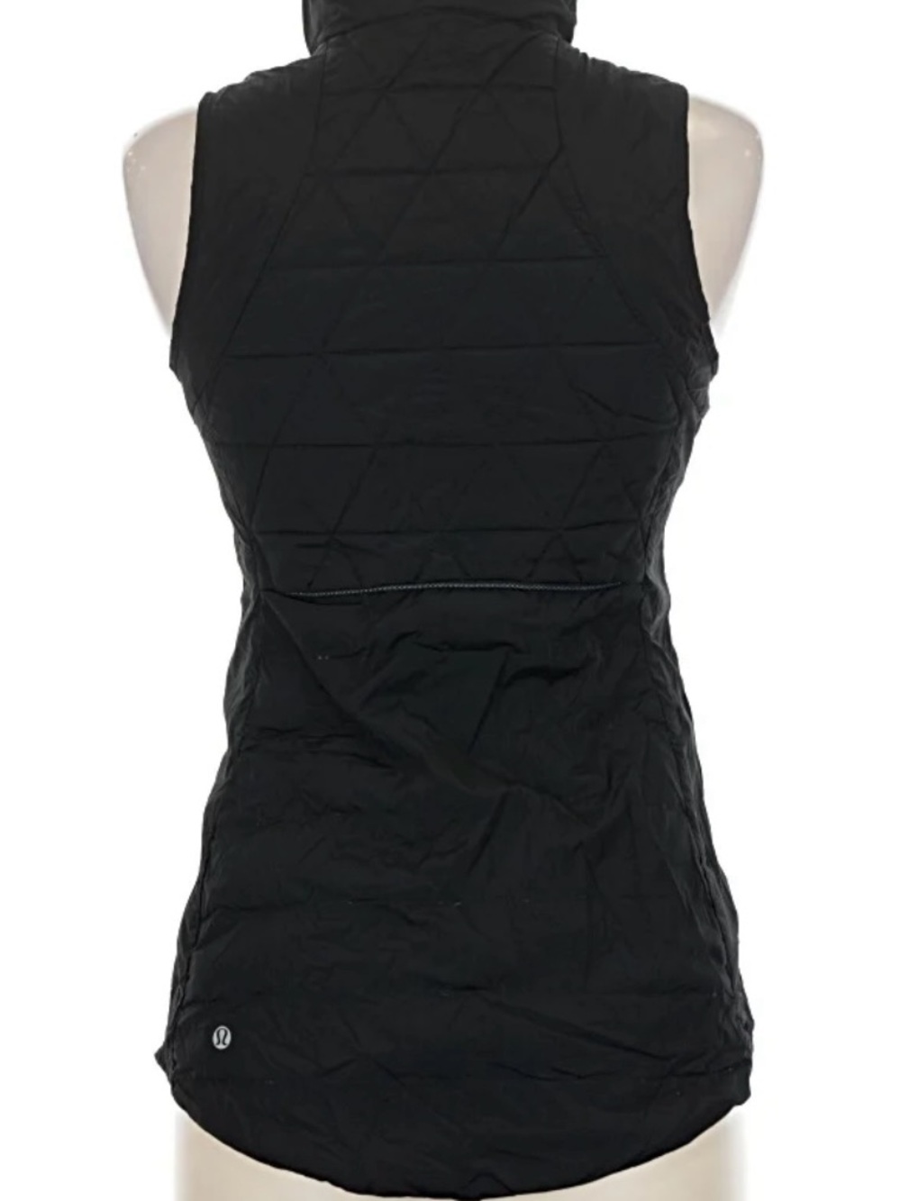lululemon athletica Black Quilted-Back Sleeveless Vest